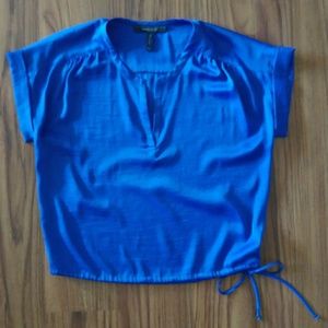 BCBG Max Azria blue top